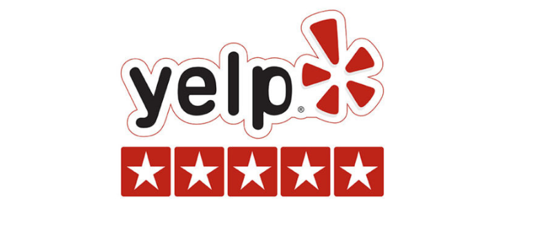 yelp logo and stars - digital marketing chicago