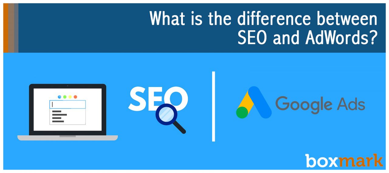 What is the difference between SEO and AdWords?