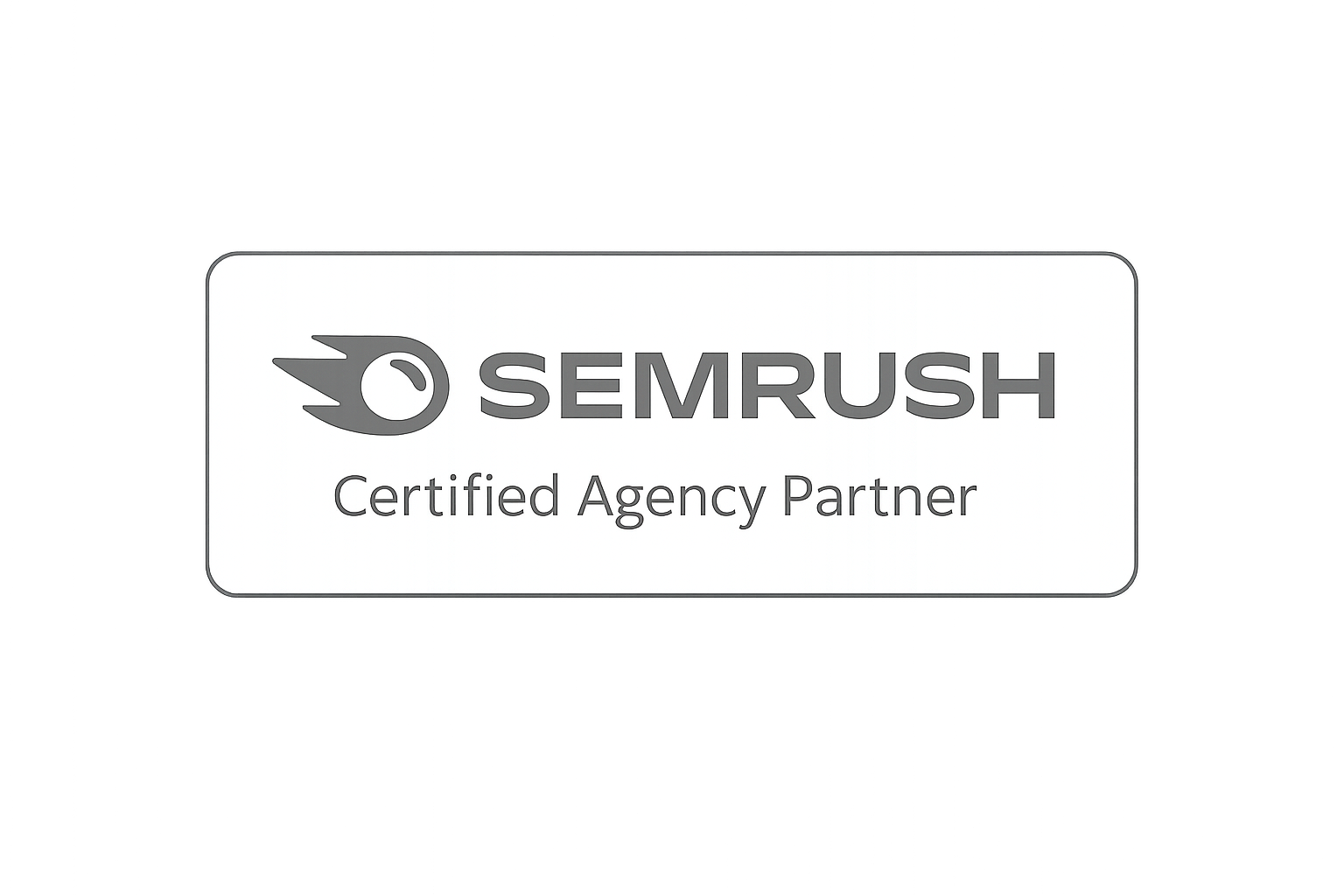 Semrush certified agency badge for BoxMark Digital